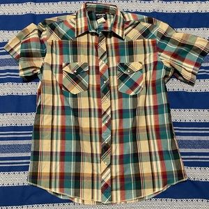 Vintage Wrangler shirt sleeve pearl snap